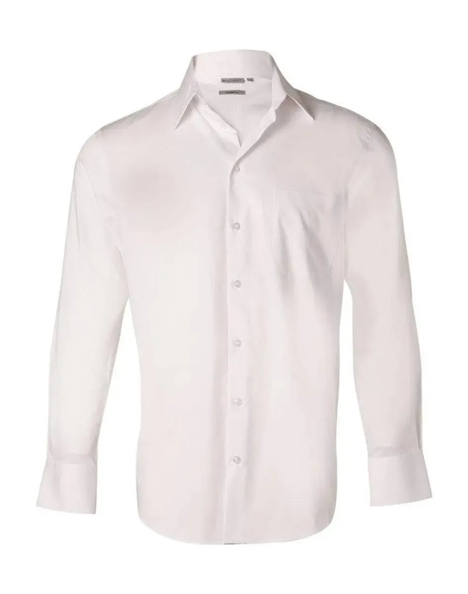 BENCHMARK Men's Fine Twill Long Sleeve Shirt M7030L